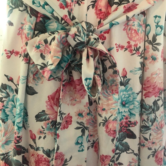 Hazel Blues Floral Petite Long Maxi Dress - Picture 3 of 5